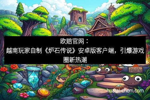 欧赔官网：越南玩家自制《炉石传说》安卓版客户端，引爆游戏圈新热潮